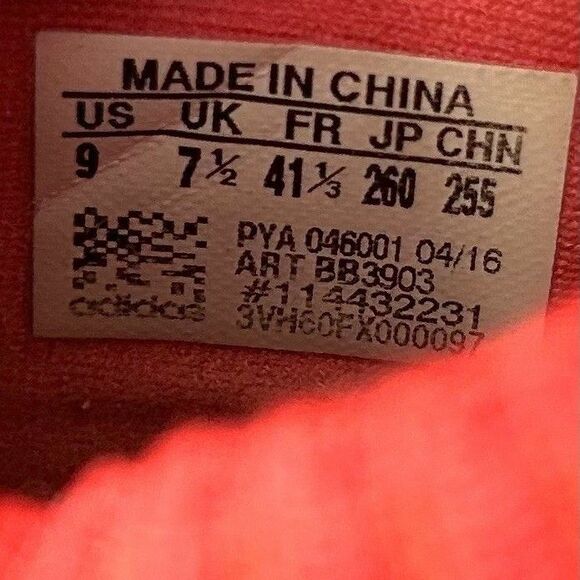 Adidas Ultraboost Uncaged BB3903 Women’s Size 9 Shock Red Running Shoes Used - Picture 12 of 12